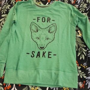 NWOT Funny Fox Sweatshirt